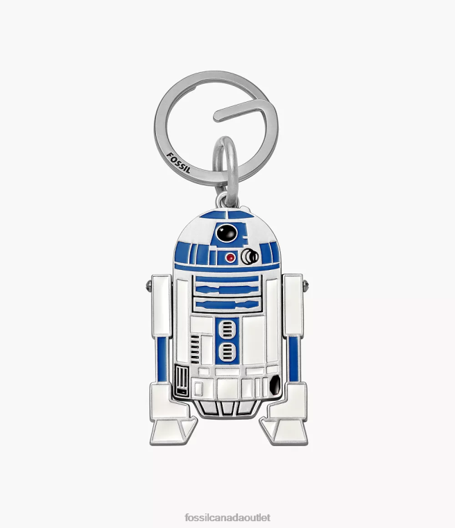 Fossil Accessory Men Silver Star Wars R2-D2 Keyfob D2VPL2010