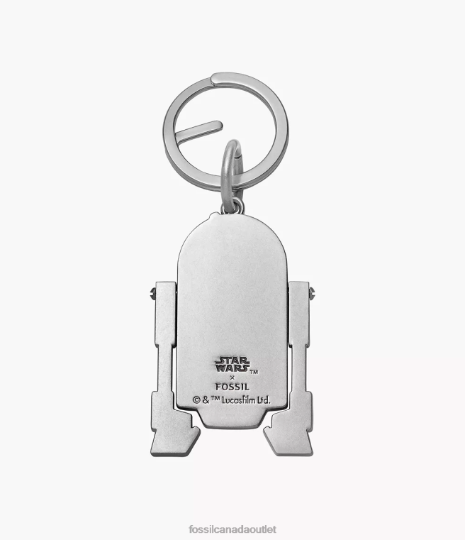 Fossil Accessory Men Silver Star Wars R2-D2 Keyfob D2VPL2010