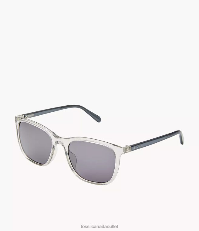 Fossil Accessory Men Gray Julian Rectangle Sunglasses D2VPL2064