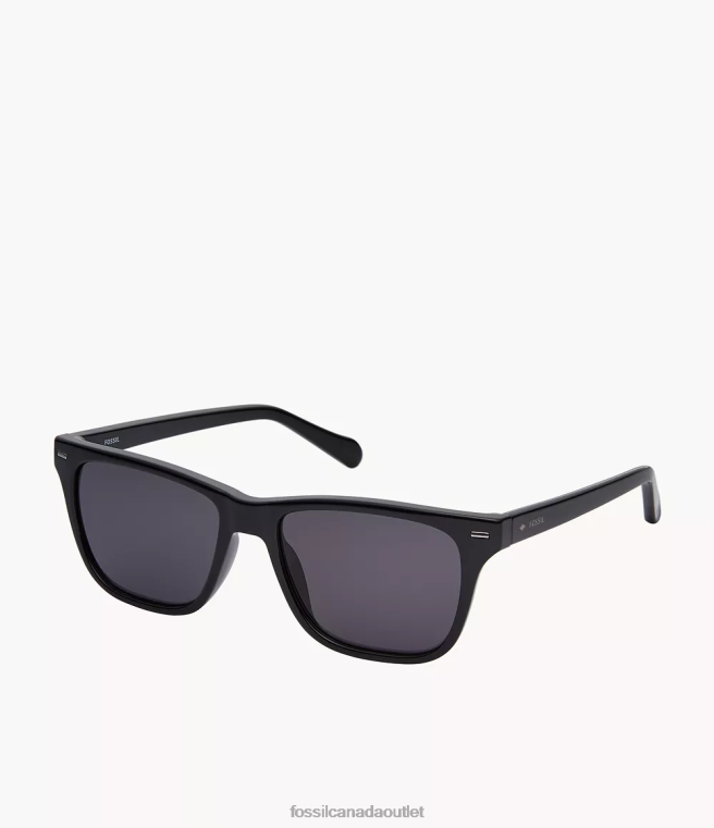 Fossil Accessory Men Gray Wells Rectangle Sunglasses D2VPL2036