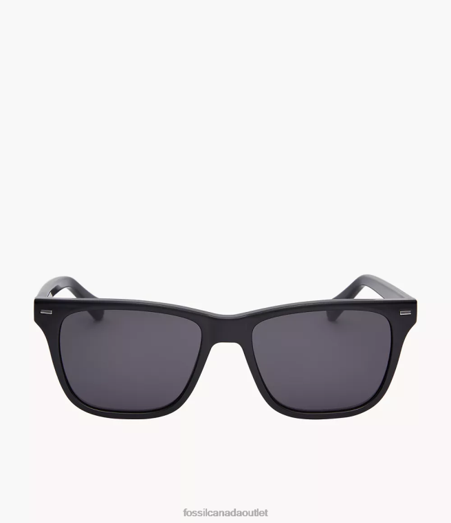 Fossil Accessory Men Gray Wells Rectangle Sunglasses D2VPL2036