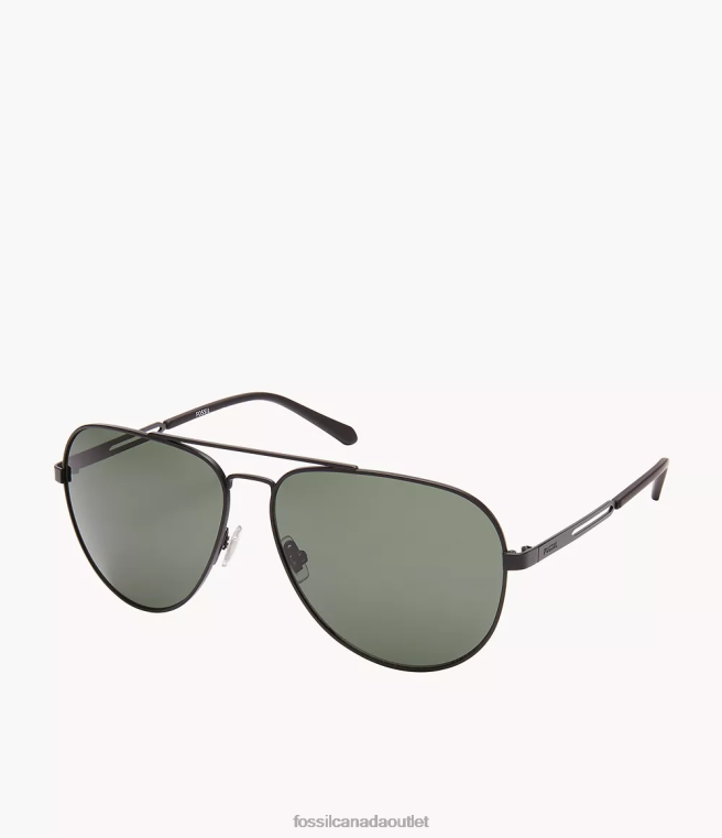 Fossil Accessory Men Green Benedict Aviator Sunglasses D2VPL2035