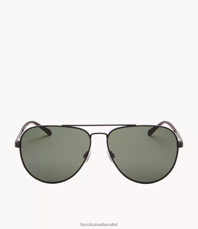 Fossil Accessory Men Green Benedict Aviator Sunglasses D2VPL2035