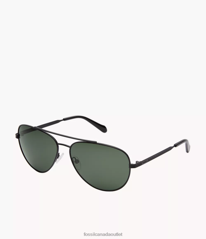 Fossil Accessory Men Green Langley Aviator Sunglasses D2VPL2011