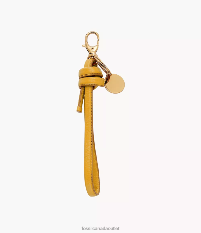 Fossil Accessory Women Yellow Gift Loop Keychain D2VPL1968