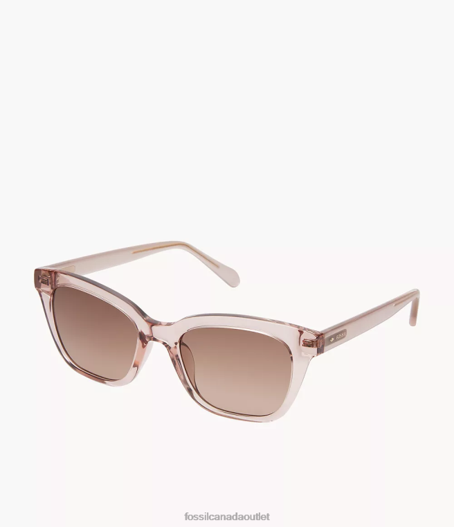 Fossil Accessory Women Brown Britteny Square Sunglasses D2VPL1962