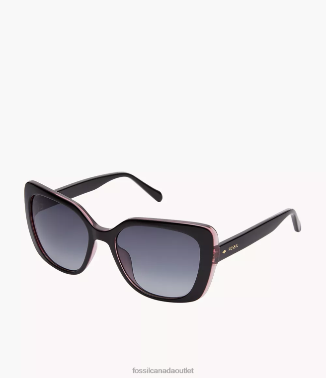 Fossil Accessory Women Gray Cate Square Sunglasses D2VPL1974