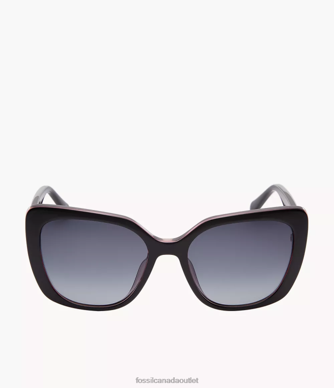 Fossil Accessory Women Gray Cate Square Sunglasses D2VPL1974