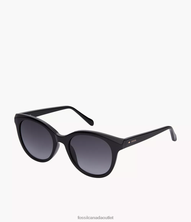 Fossil Accessory Women Gray Celina Round Sunglasses D2VPL1980