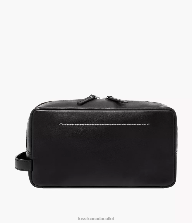 Fossil Bag Men Black Westover Single Handle Shave Kit D2VPL2007