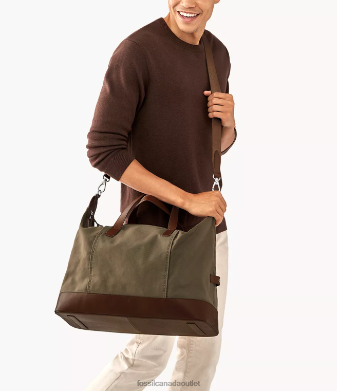 Fossil Bag Men Khaki Raeford Duffle D2VPL1629