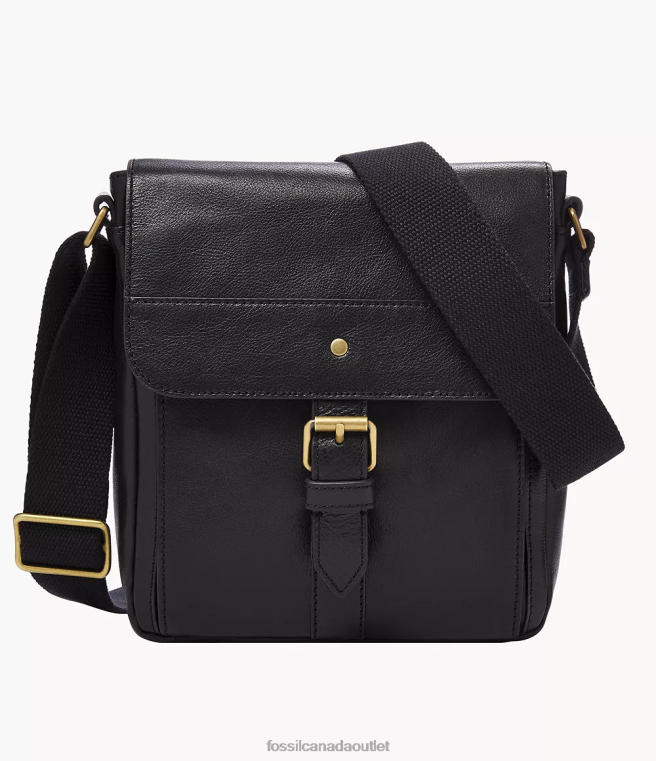 Fossil Bag Men Black Miles Courier D2VPL1654