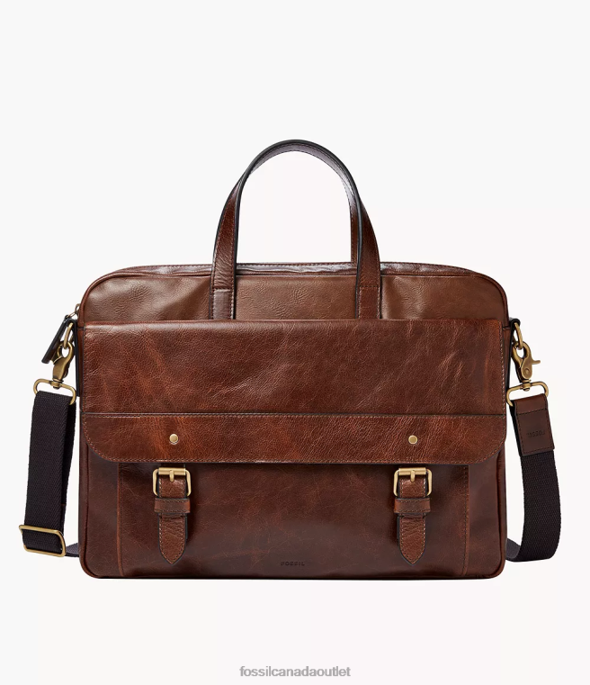 Fossil Bag Men Dark Brown Miles Work Bag D2VPL1635