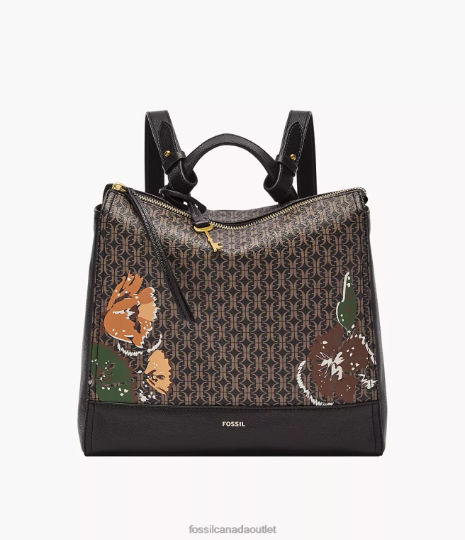 Fossil Bag Women Black Elina Small Convertible Backpack D2VPL449