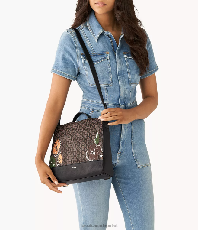 Fossil Bag Women Black Elina Small Convertible Backpack D2VPL449