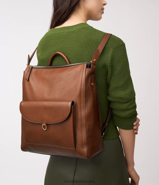 Fossil Bag Women Brown Parker Backpack D2VPL389