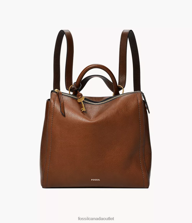 Fossil Bag Women Brown Parker Convertible Small Backpack D2VPL490