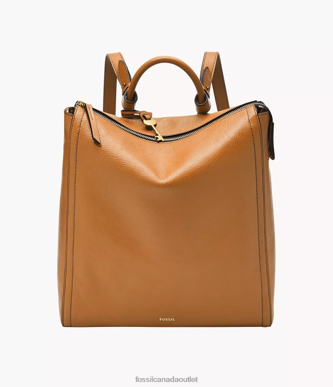 Fossil Bag Women Camel Parker Large Backpack D2VPL411