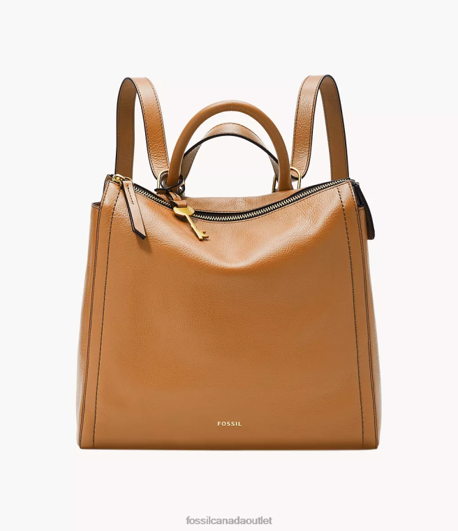 Fossil Bag Women Camel Parker Small Backpack D2VPL426