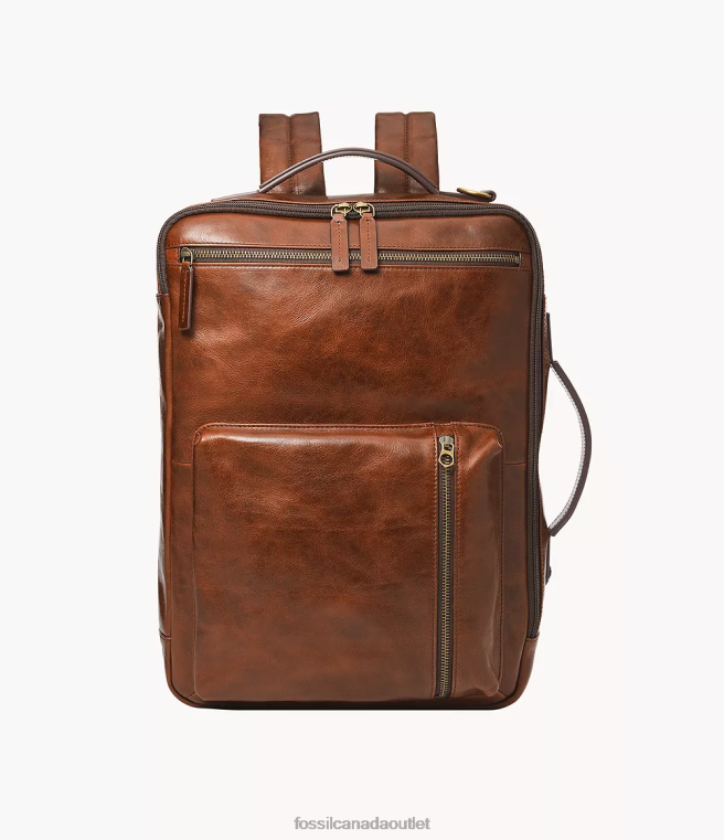 Fossil Bag Women Cognac Buckner Convertible Backpack D2VPL1616