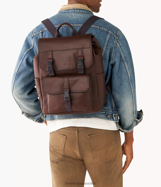 Fossil Bag Women Dark Brown Weston Backpack D2VPL1644