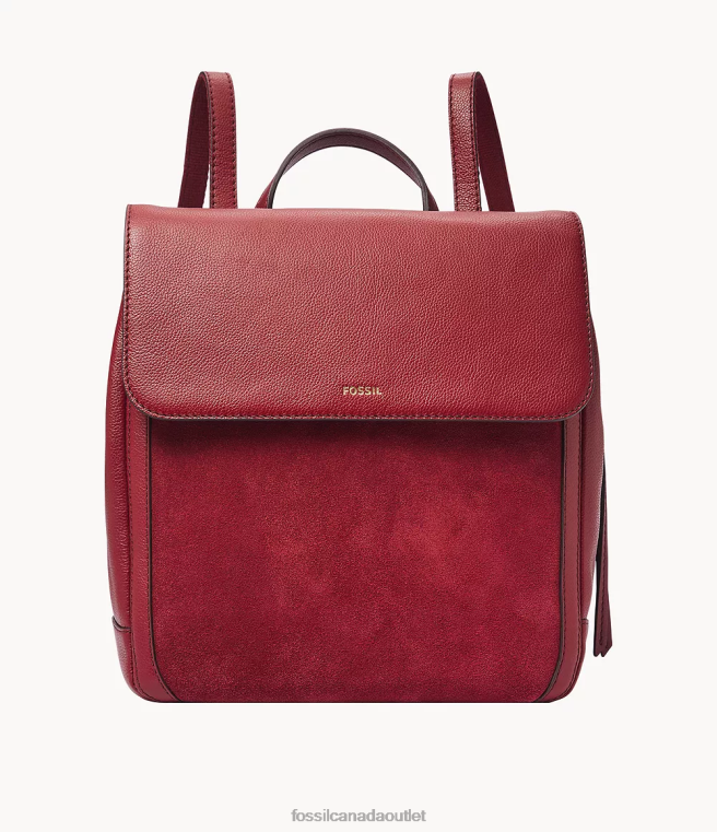 Fossil Bag Women Red Claire Backpack D2VPL720