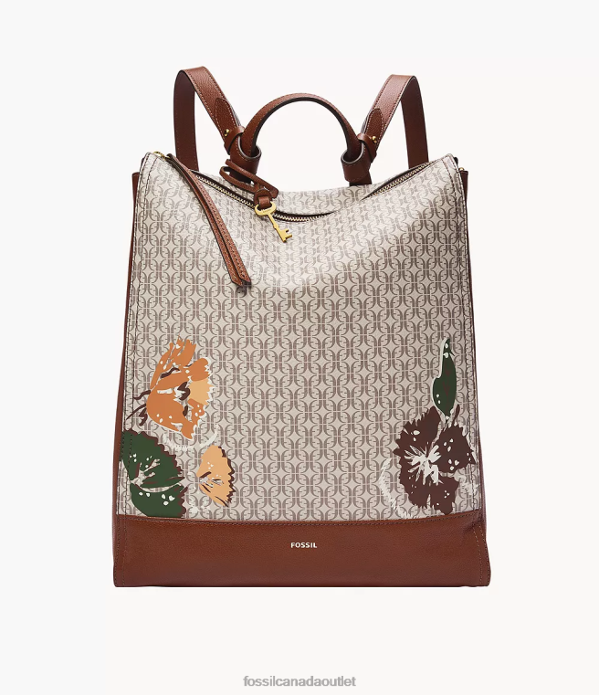 Fossil Bag Women Tan Elina Convertible Backpack D2VPL434