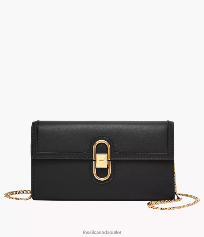 Fossil Bag Women Black Avondale Wallet Crossbody D2VPL323