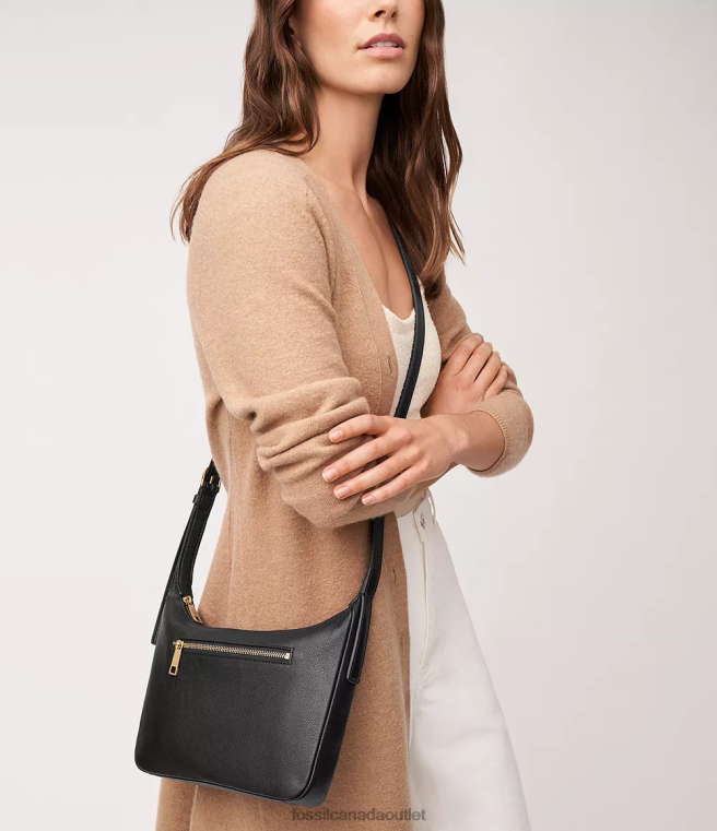 Fossil Bag Women Black Cecilia Small Crossbody D2VPL318
