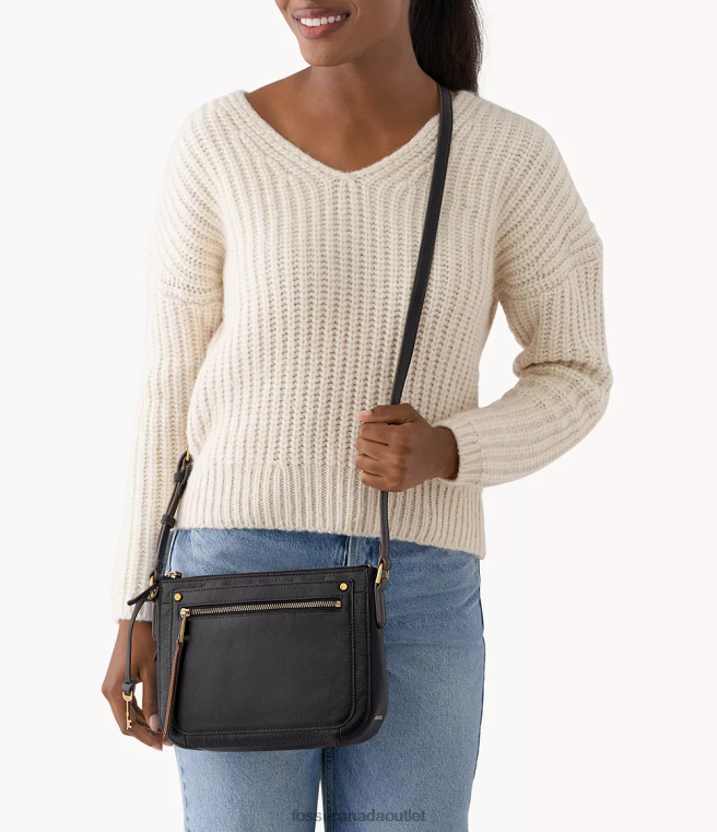 Fossil Bag Women Black Farrah Crossbody D2VPL592