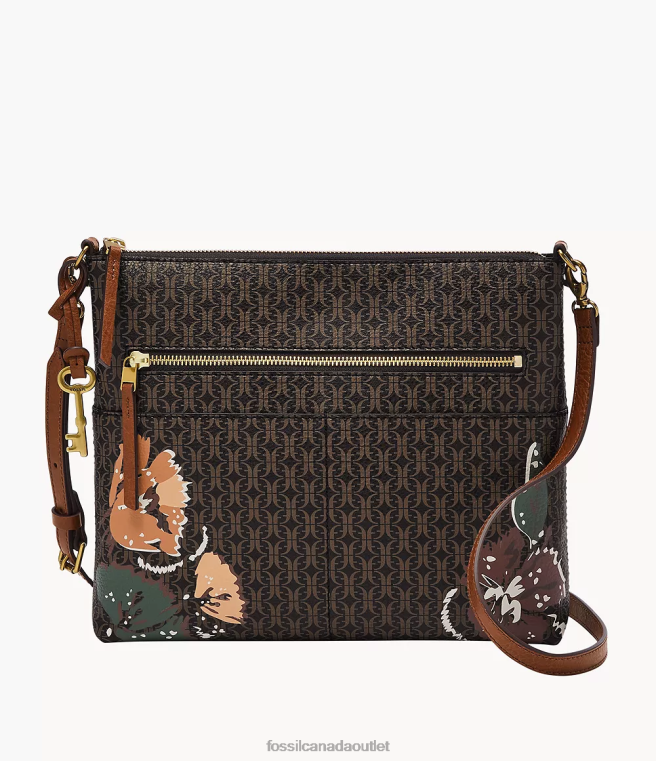 Fossil Bag Women Black Fiona Crossbody D2VPL529