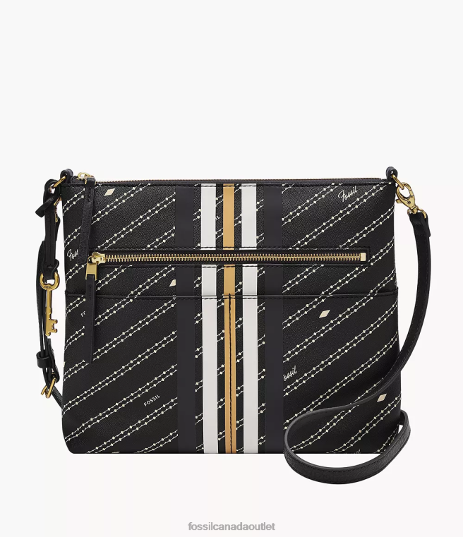 Fossil Bag Women Black Fiona Large Crossbody D2VPL523