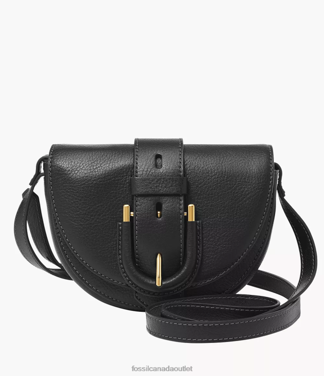 Fossil Bag Women Black Harwell Small Flap Crossbody D2VPL324