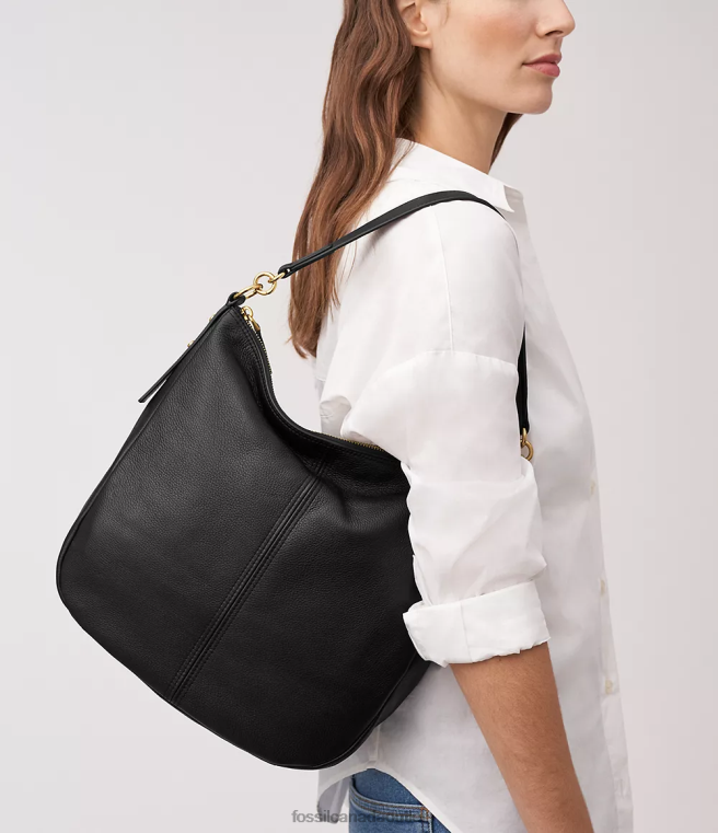 Fossil Bag Women Black Jolie Hobo D2VPL322