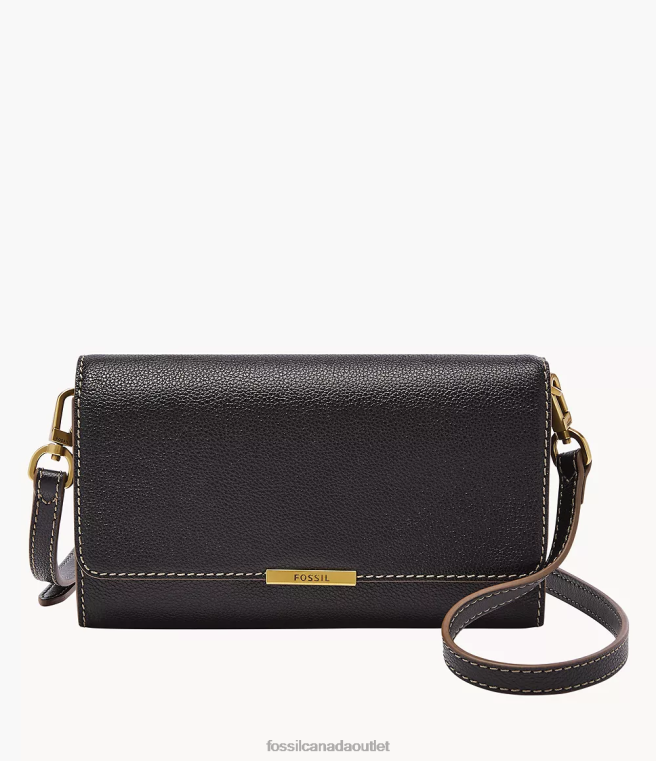 Fossil Bag Women Black Jori Wallet Crossbody D2VPL845