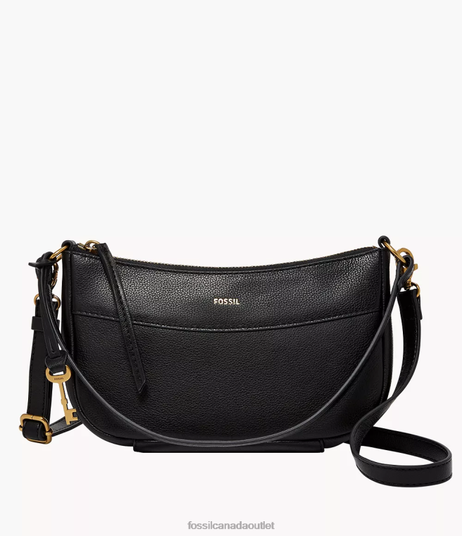 Fossil Bag Women Black Skylar Baguette D2VPL558