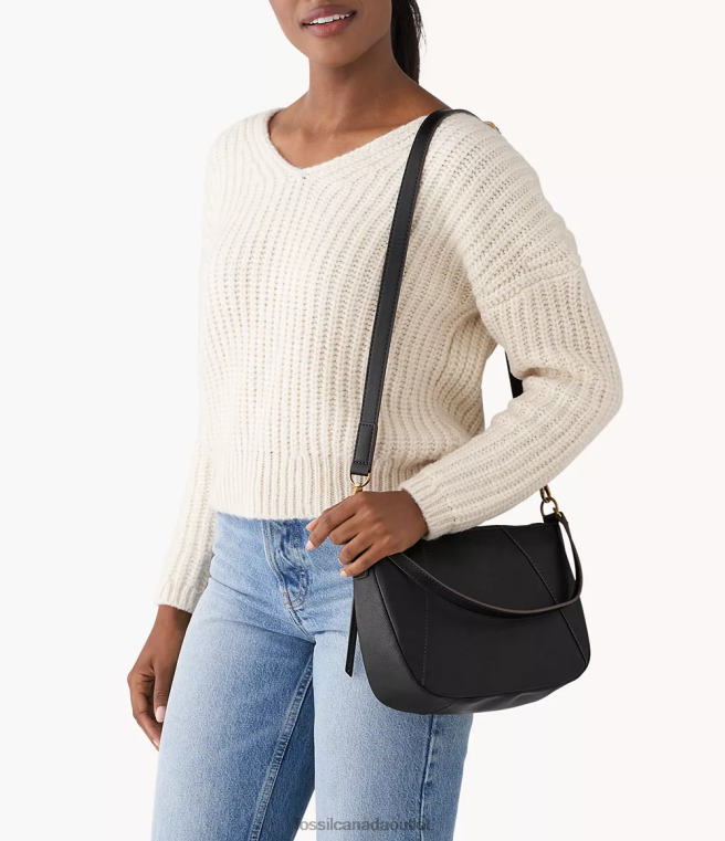 Fossil Bag Women Black Skylar Crossbody D2VPL432