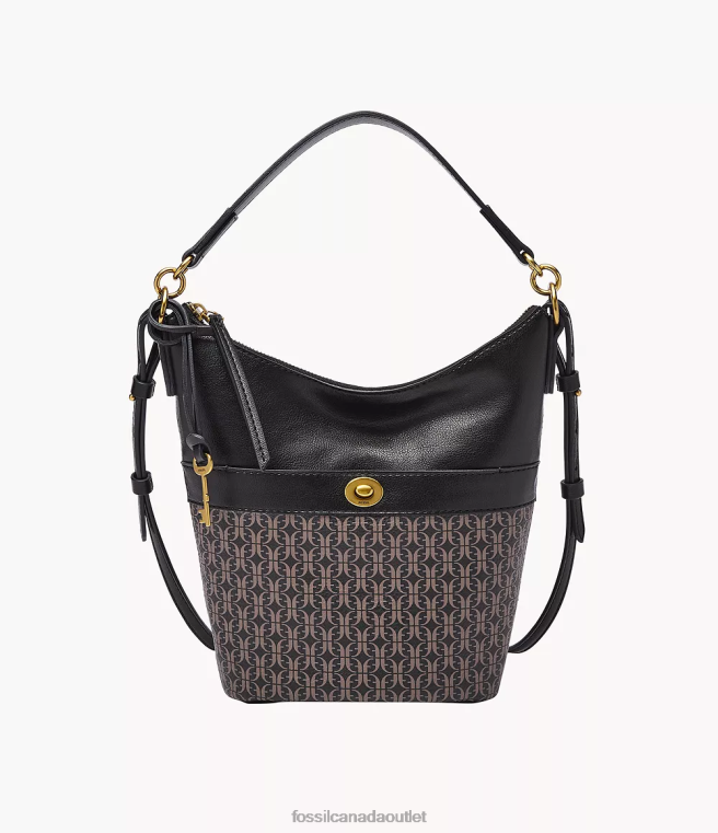 Fossil Bag Women Black Talulla Small Hobo D2VPL698