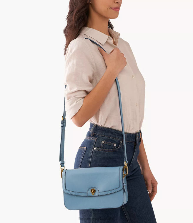 Fossil Bag Women Blue Ainsley Crossbody D2VPL551