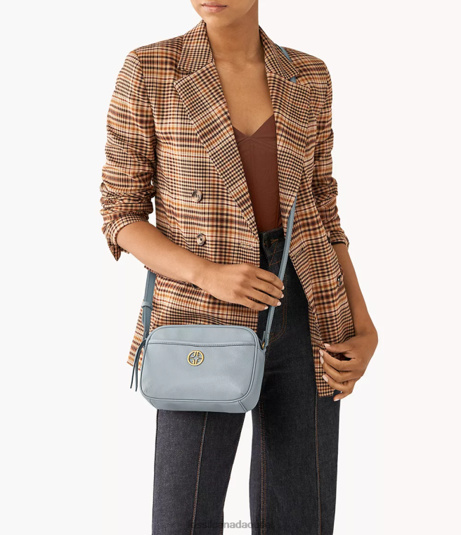 Fossil Bag Women Blue Brennon Camera Bag D2VPL540