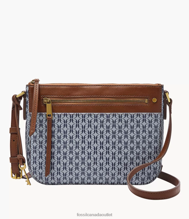 Fossil Bag Women Blue Farrah Small Crossbody D2VPL503
