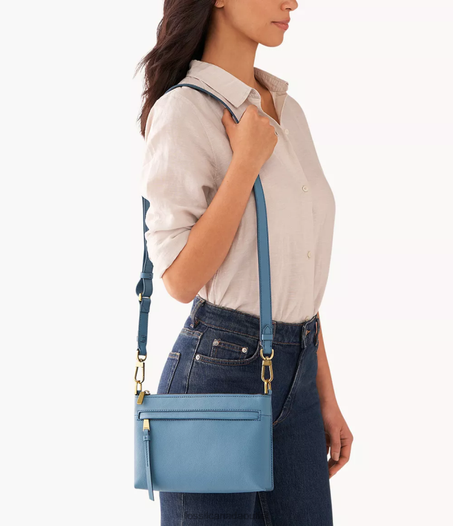 Fossil Bag Women Blue Kiera Small Crossbody D2VPL506