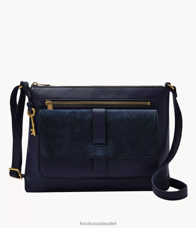 Fossil Bag Women Blue Kinley Crossbody D2VPL729