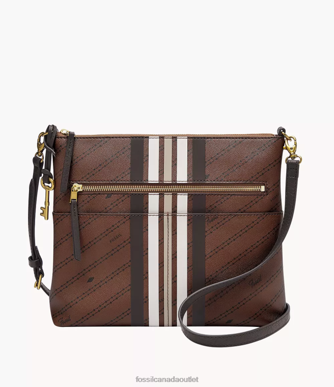Fossil Bag Women Brown Fiona Large Crossbody D2VPL660
