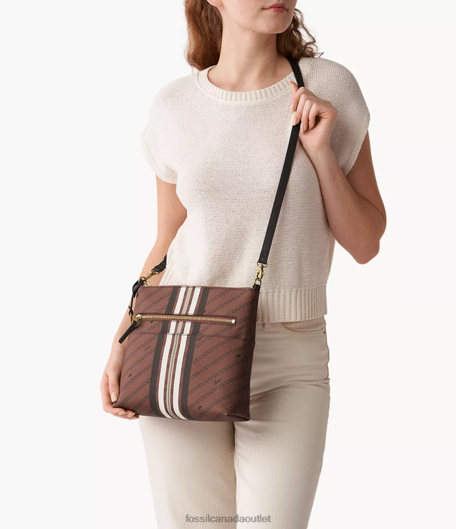 Fossil Bag Women Brown Fiona Large Crossbody D2VPL660