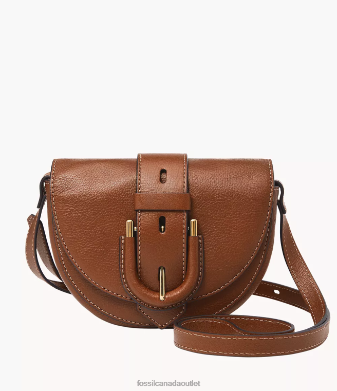 Fossil Bag Women Brown Harwell Small Flap Crossbody D2VPL325