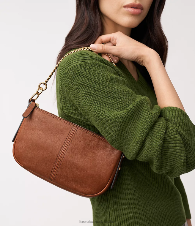 Fossil Bag Women Brown Jolie Baguette D2VPL328