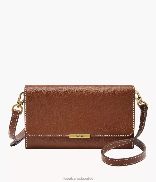 Fossil Bag Women Brown Jori Wallet Crossbody D2VPL826