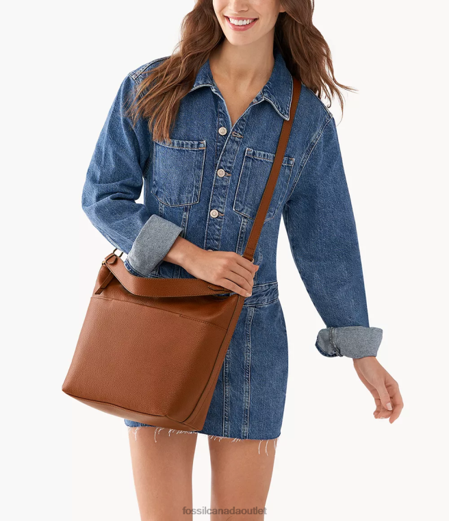 Fossil Bag Women Brown Julianna Large Hobo D2VPL444