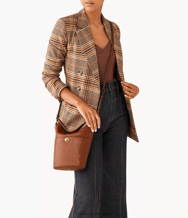 Fossil Bag Women Brown Talulla Small Hobo D2VPL459